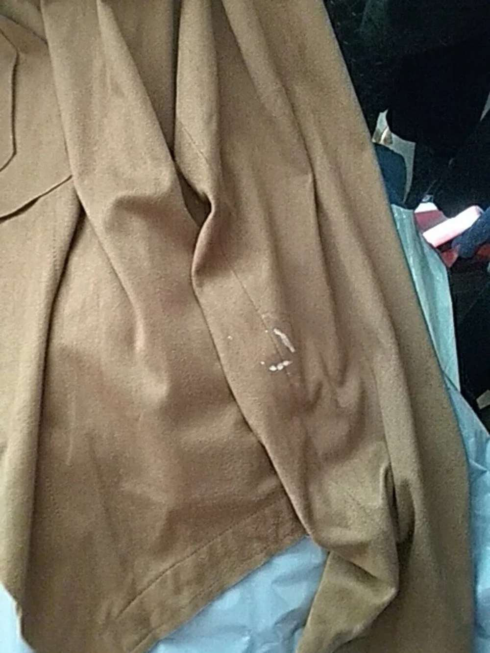 Torrid Tan Drape Front Waterfall Jacket 2 ***See Pictures** - Picture 5 of 5
